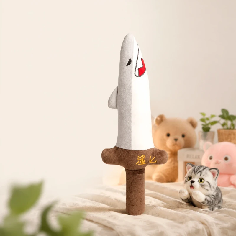 New And Interesting Shark Dolls In Stock With Funny Puns And Cute Plush Shark Arm Swords Surprise Your Friends With Daily Gift