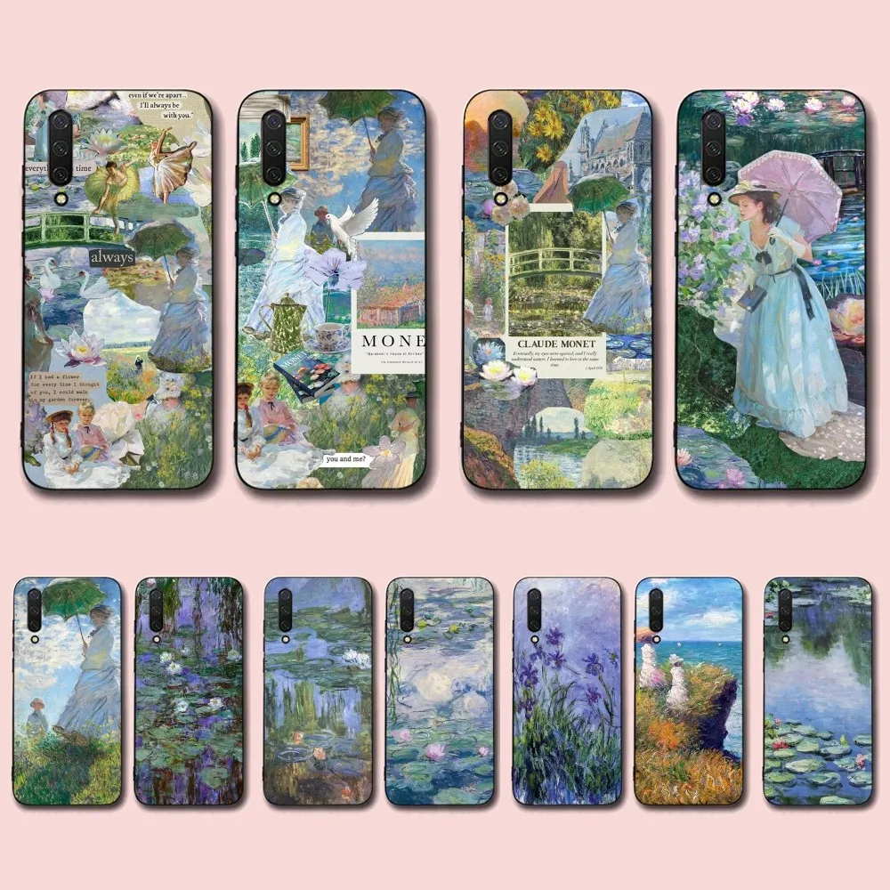 Claude Monet Impressionism Painte Phone Case For Xiaomi Mi 5X 8 9 10 11 12 lite pro 10T PocoX3pro PocoM3 Note 10 pro lite