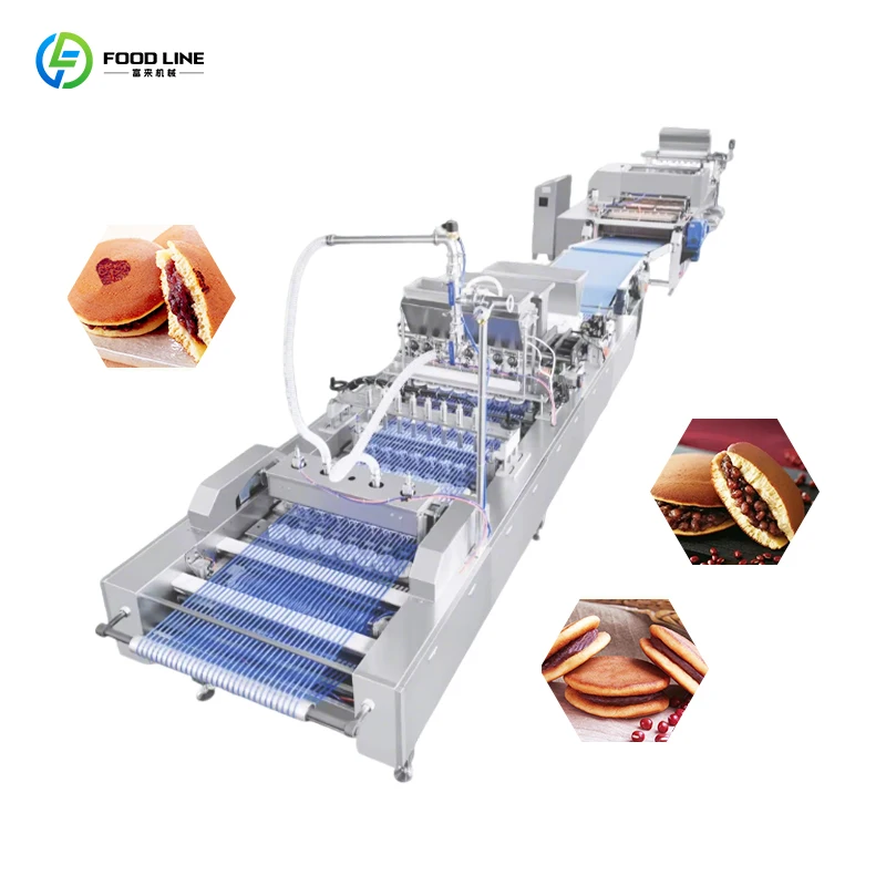 Intelligent  with Buttons and Touch Screen Support for High Output Dorayaki Production Line