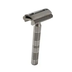 YAQI Raw Color Version Bohemia 316 Stainless Steel Adjustable Baseplate Men Safety Razor