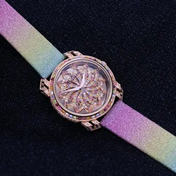 Montre-bracelet en cuir véritable pour femme, horloge, mode japonaise, quartz, cristal de bonbons de luxe, cadeau d'anniversaire pour fille, boîte Melissa
