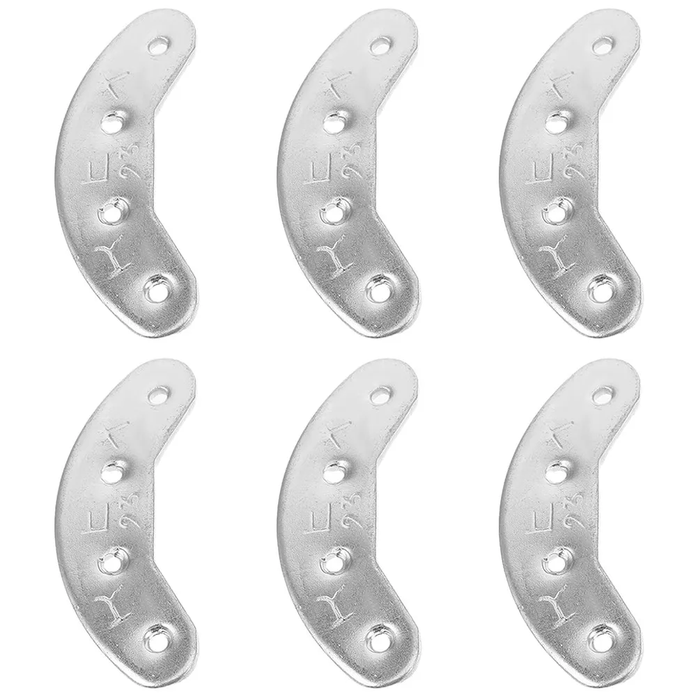 3Pairs Metal Heel Plates Highwear Resistant Shoe Protector Anti Wear Heel Patch Boot Sole Repair Pads Easy DIY Installation