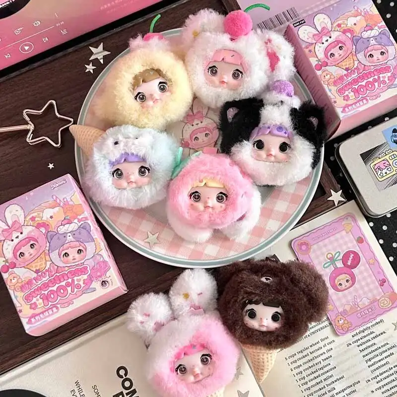 

Nommi Sweetness 100% серия слепая коробка глаз может быть заменен мини-кукла рюкзак кулон милый орнамент игрушка загадочная коробка подарок-сюрприз