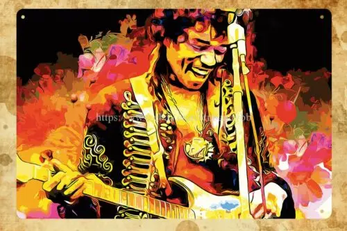 psychedelic rock rock music metal tin sign home decor outlet