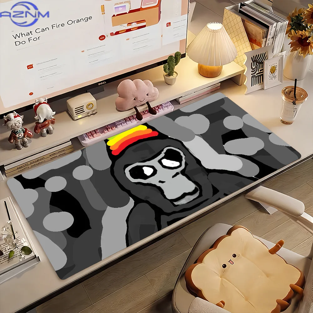 Alfombrilla de Ratón G-Gorilla T-TagS Antideslizante con Borde Bloqueable, Alfombrilla de Escritorio para PC, Accesorios para Po