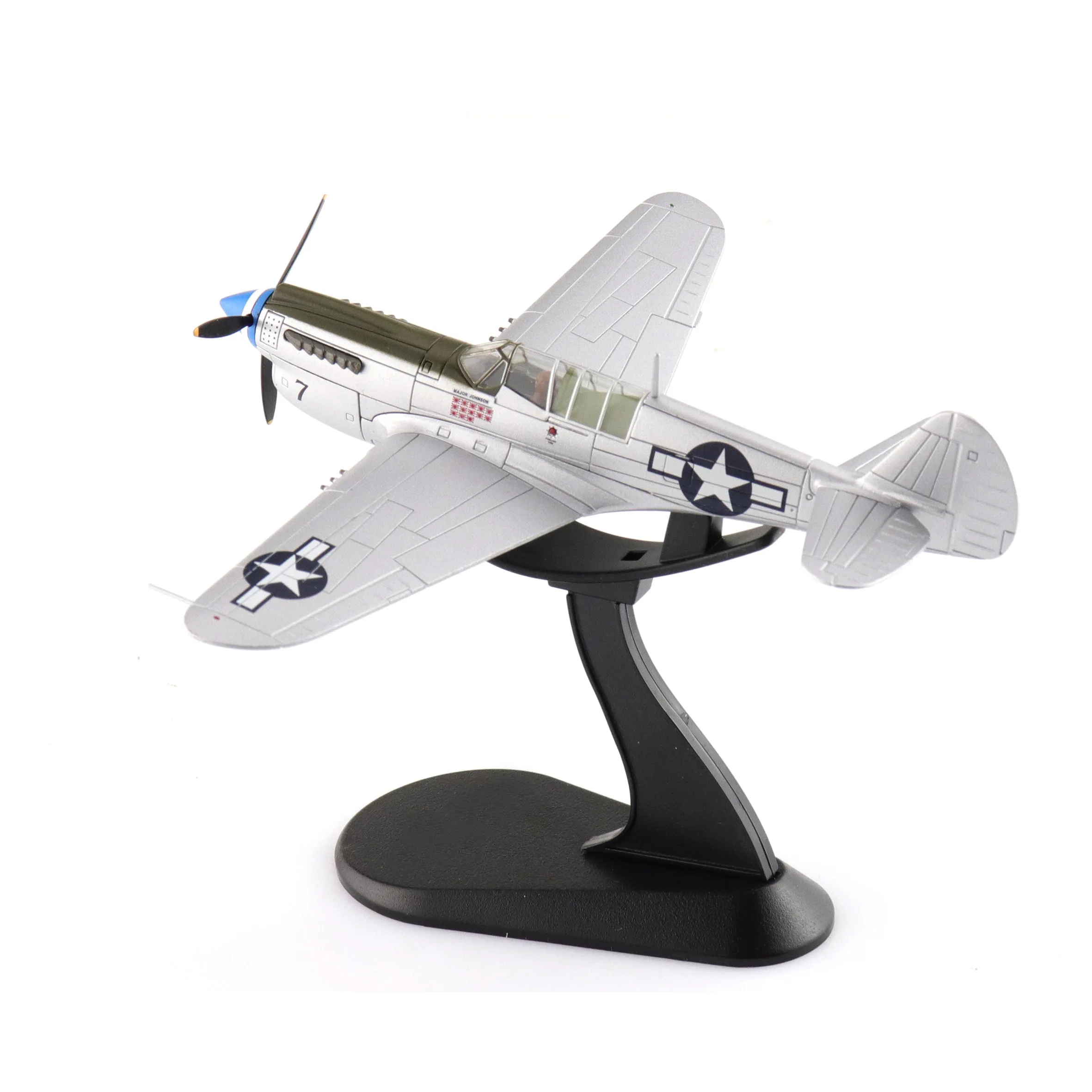 

HA5510 1/72 US P-40N fighter model 49th Fighter Squadron 1944 Alloy Collection Model
