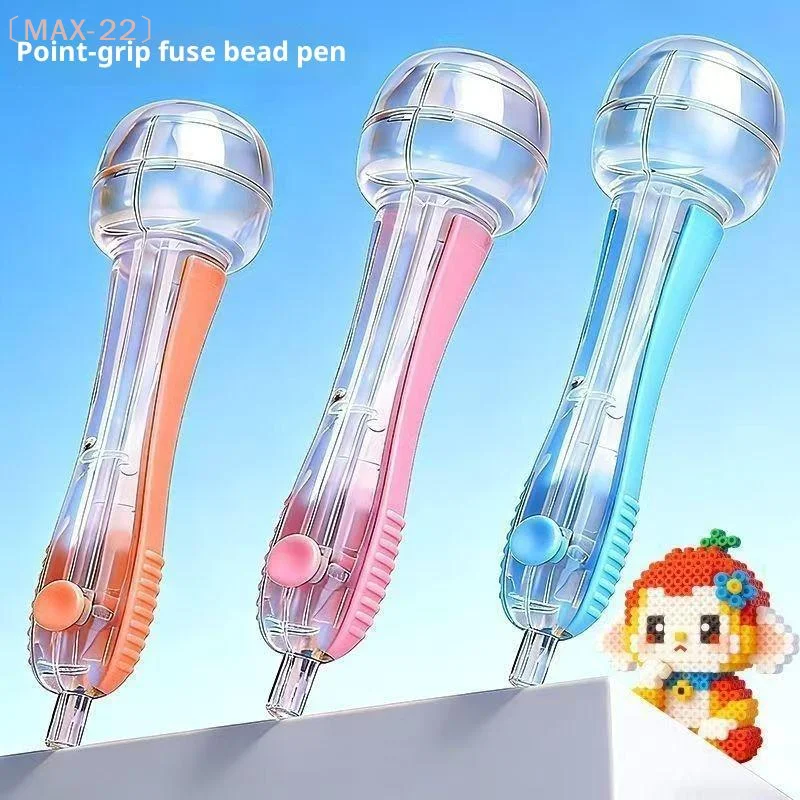 〔MAX-22〕2.6mm Fuse Bead Point Pen Automatic Press Placement DIY Craft Tool For Kids Puzzle Art Stress Relief Toy
