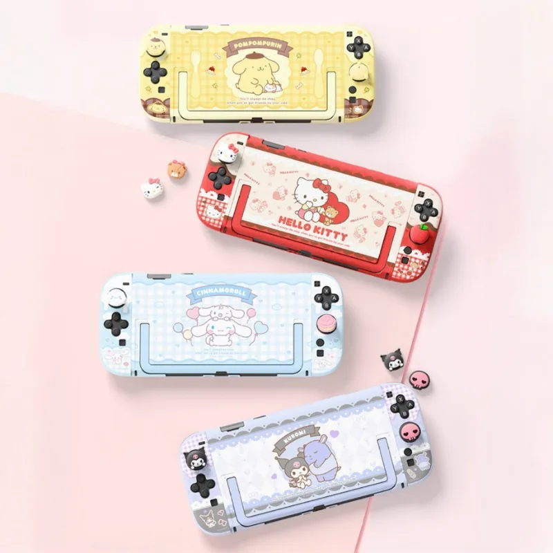 

Sanrio Switch2 Protective Anime Figure Kuromi Hellokitty Case Hardshell Handle Case Pluggable Base Ns2 Accessories Birthday Gift