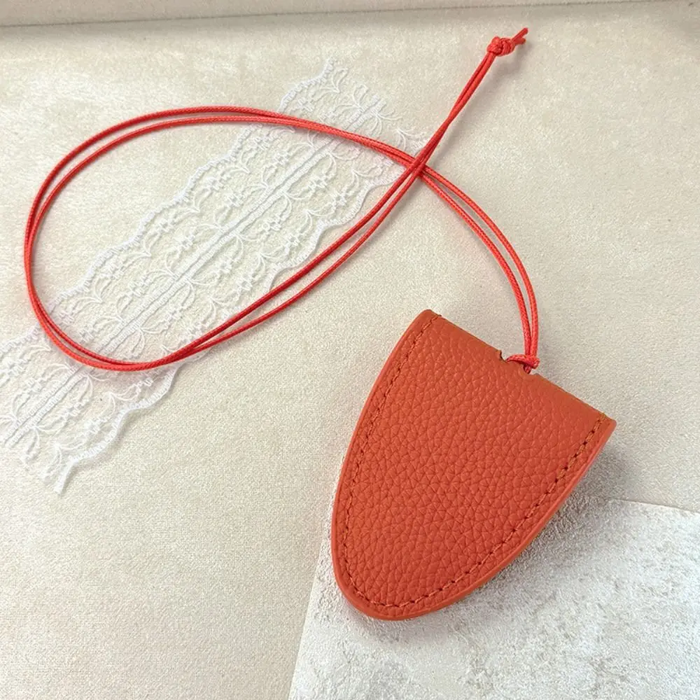 PU Leather Eyeglasses Storage Bag Pendant Hanging Neck Durable Sunglasses Pendant Clip Multifunction Magnetic Glasses Clip