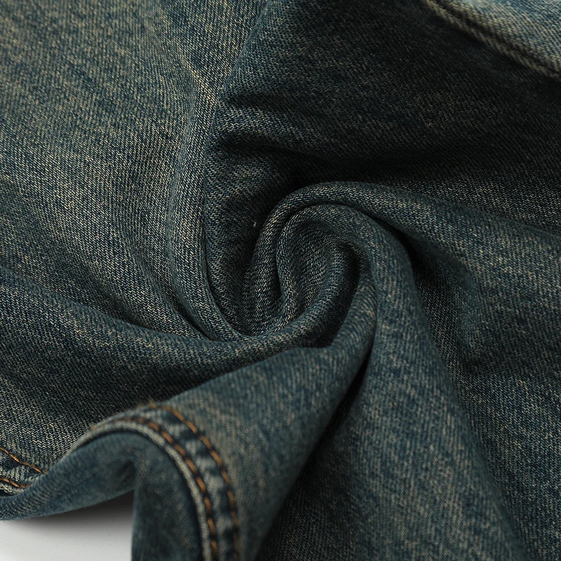 UPRAKF Straight-leg Jeans Pocket Loose Streetwear Denim Pants Casual Fashion Trousers Fit Summer Pantalones