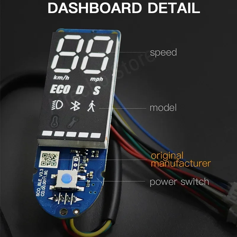 Original Display Dashboard For Ninebot by Segway F40 Skateboard Electric Scooter F Series Speed Circuit Board Replacement Parts