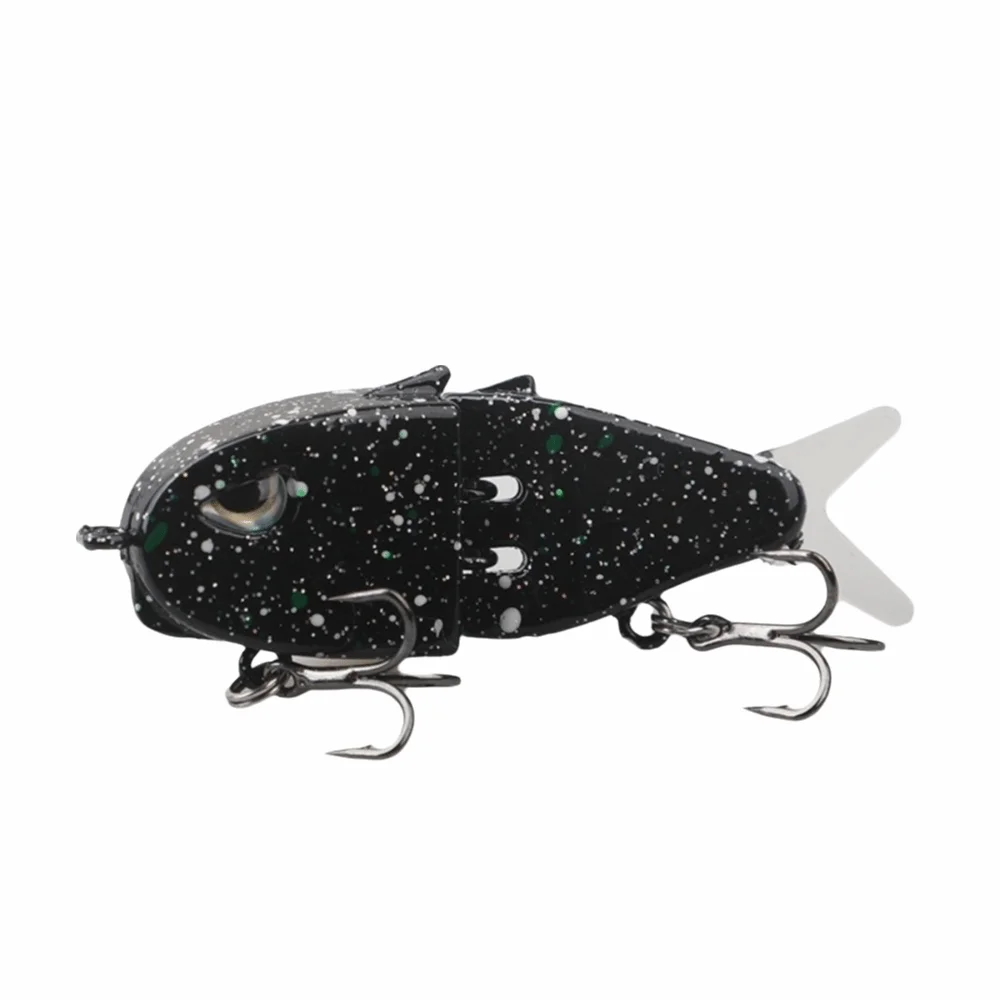 Slow-Sinking Pencil Lure Two-Segment 6.5g Weight Swimming Lure 6cm Length Double Hooks Artificial Bionic Lure For Bass Fishing