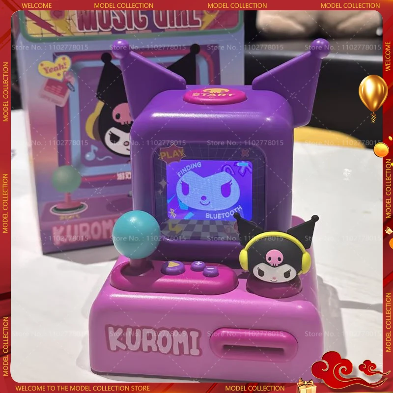 

Sanrio Kuromi игровой автомат аудио Bluetooth Колонка Беспроводная портативная Высококачественная домашняя декорация милая девочка подарок на день рождения