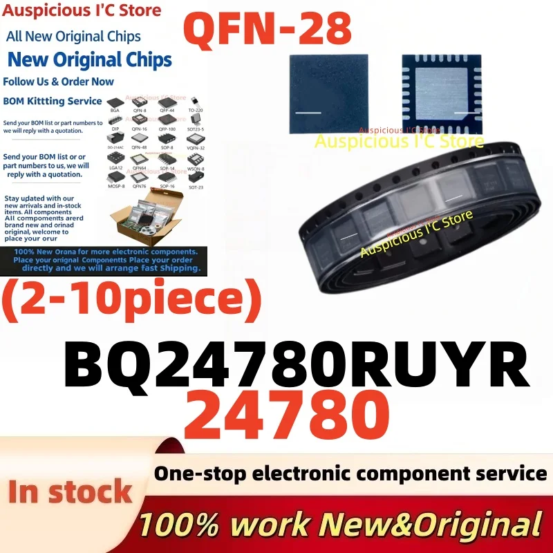 (2-10pcs) 24780 PQ24780 BQ24780 BQ24780RUYR QFN-28