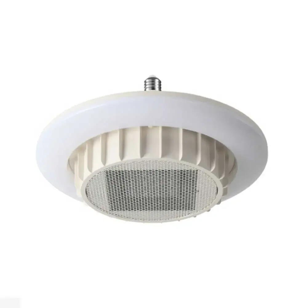 E27 1200W Electric Heating Fan Light With Remote 3 Speed Ceiling Heater Electric Heating Fan Light Remote Control HVAC Systems