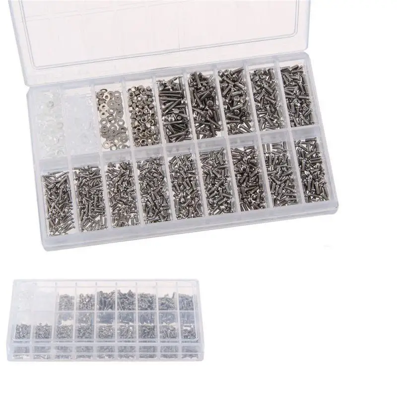 18-in-1 Glasses Repair Screw Kit | Precision Nose Pads, Spacer Caps & Frameless Screws For Eyeglass Adjustments & Maint - Image 4