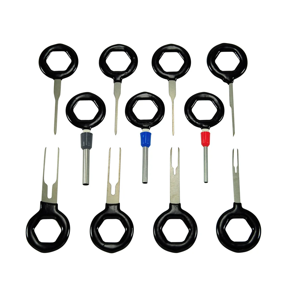 11 Pcs Mechanical Stainless Steel Connector Crimp Pin Puller Tools Terminal Extractor Release