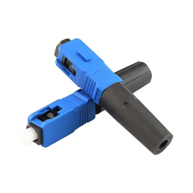 10PCS SC UPC/SC APC/LC UPC/LC APC Quick Connector FTTH Cold Splice Connectors Single Mode Adapter Fiber Optic Fast Connector