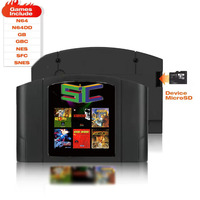 EVERDRIVESC64 Open Source N64 3000 in 1 Game Cartridge For Nintendo 64 Game Card free 16GB Card Compatibility Support 64DD Games