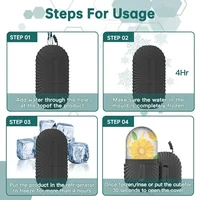 Ice Face Roller Ice Cube Beauty Massage Silicone Ice Mold For Eye Puffiness Ice Facial Roller Shrink Pores 6
