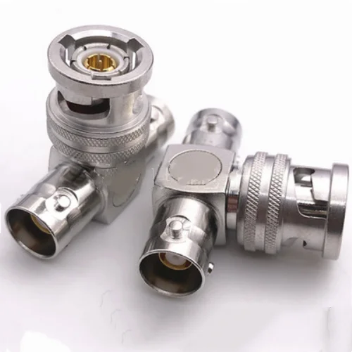 

TRB three bayonet three way adapter Three coaxial BNC male one revolution two female connector