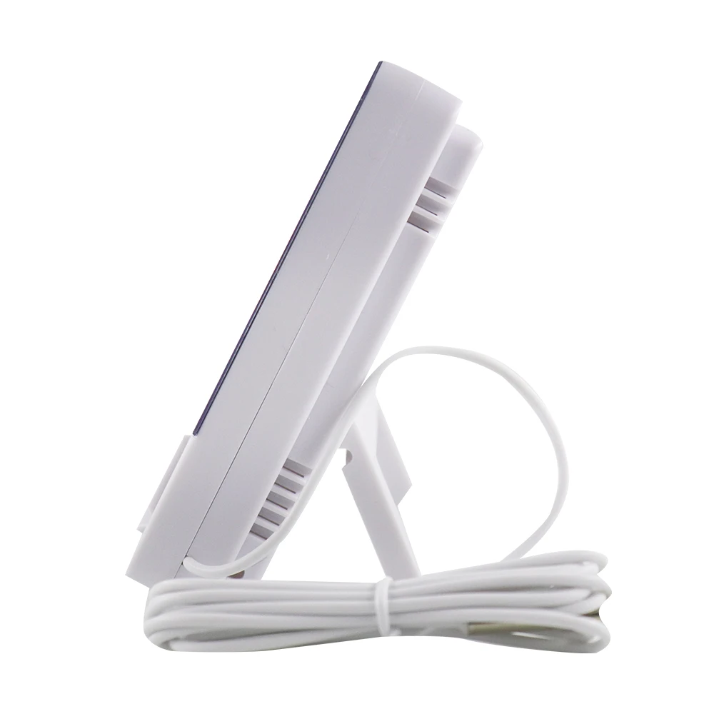 LCD الرقمية درجة الحرارة والرطوبة متر HTC-1 HTC-2 المنزل داخلي في الهواء الطلق الرطوبة محطة الطقس مع الساعة