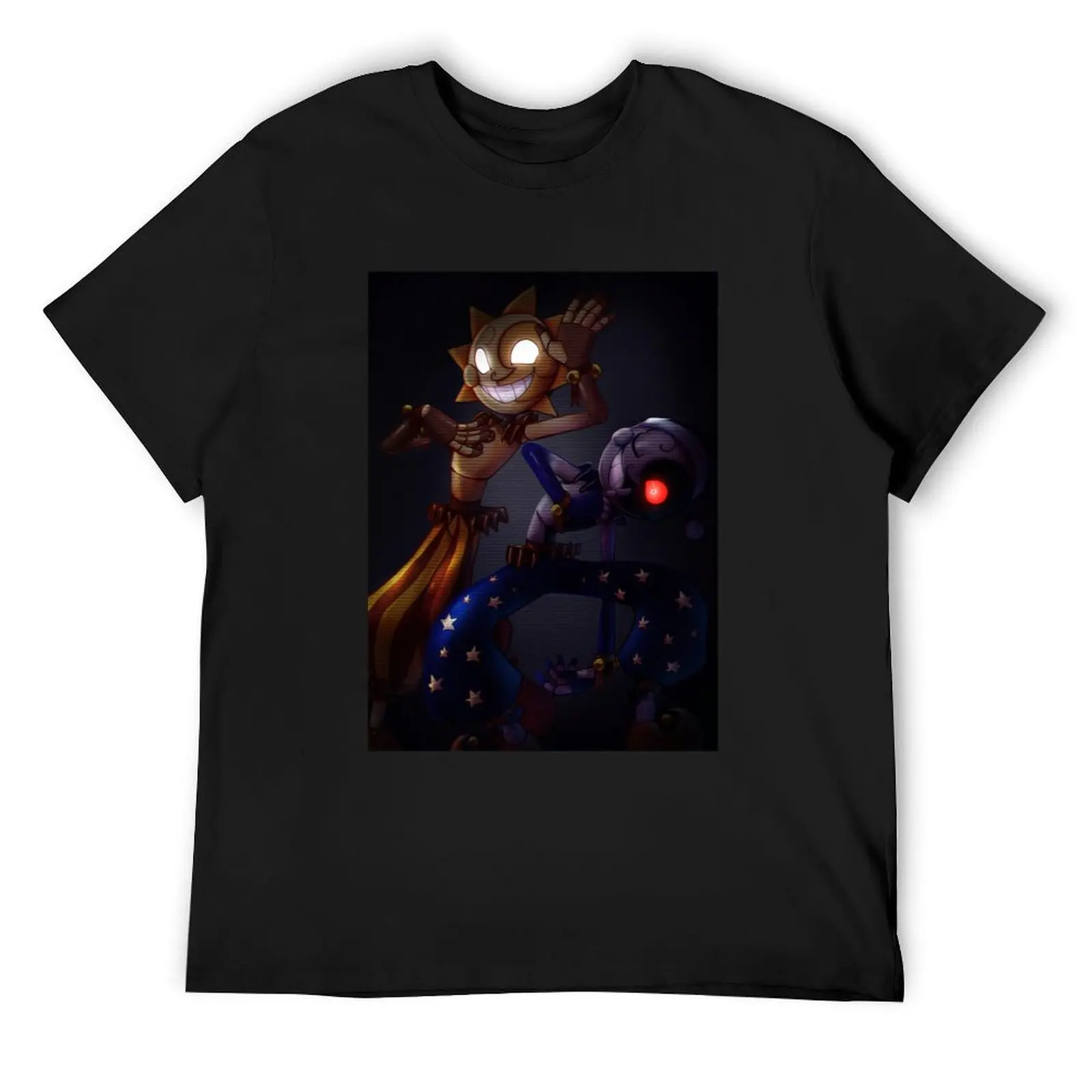 

Five Nights at Freddy_s Security Breach - Sun and Moon Dark T-Shirt