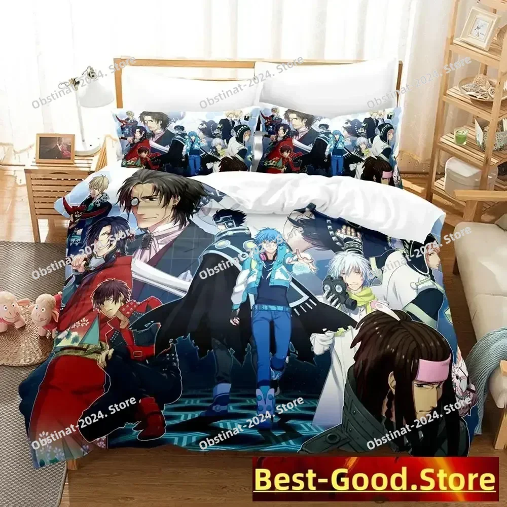 2023 DRAMAtical Murder Bedding Set Printed Bed Set With Pillowcase Duvet Cover Soft Single Double Queen Super King SizeBedroom
