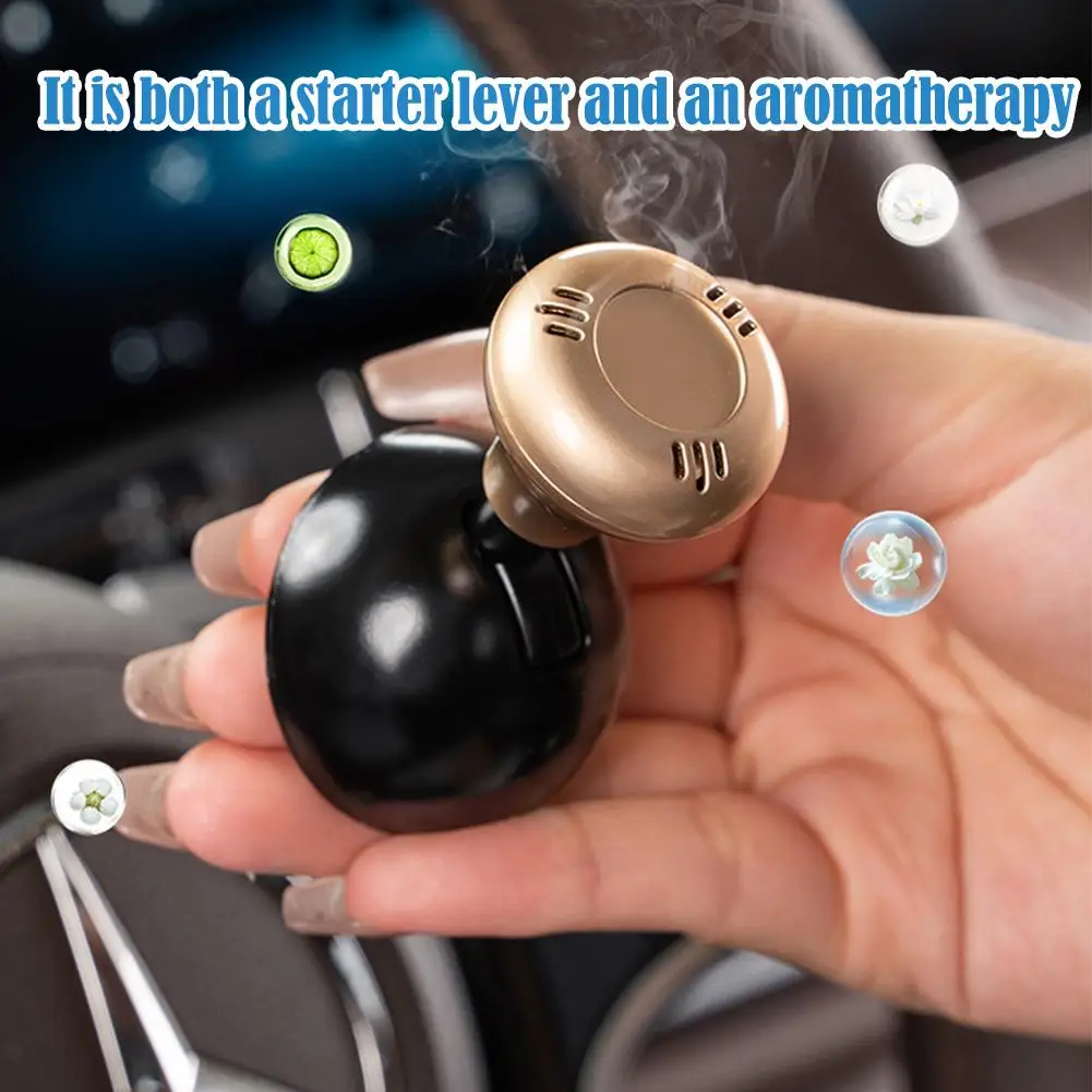 Car One Button Start Lever Joystick Rocker Car Start Stop Button Auto Ignition Button For SUVs, Sedans, RVs, And all Vehicles