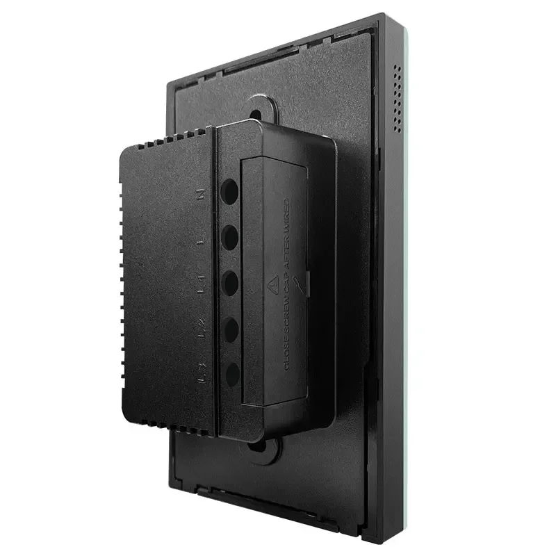 2025 US Standard Tuya 4 Zoll Multifunktionales Smart Touch Screen Control Panel Integriertes Tuya Zigbee mit 3-Wege-Relaisschalter