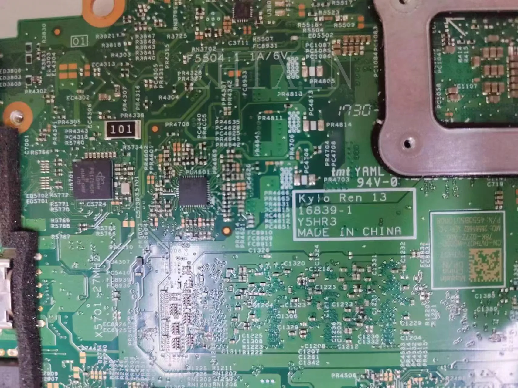 For DELL Inspiron 13 7000 7373 7370  Laptop Motherboard With Core I5-8250U 8GB-RAM CN-0C2G64 02CVR0 16839-1 16839-1M view 5