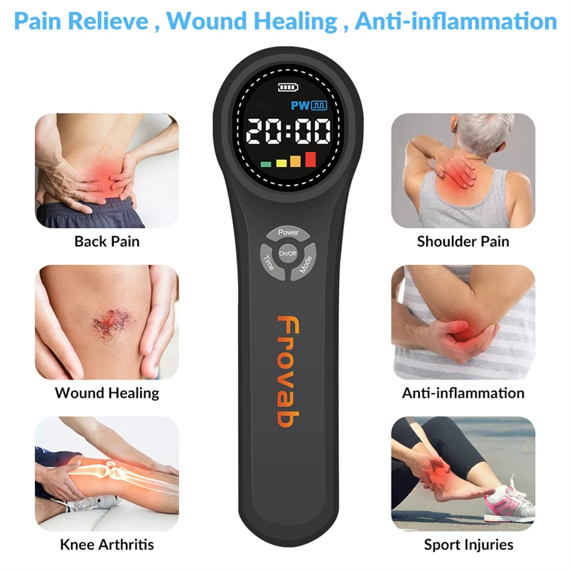 

Frovab Medical Laser Treatment Laser Dmc Therapy Wand for Plantar Fasciitis Muscle Relaxation Soft Tissue Injuries Hot Spots