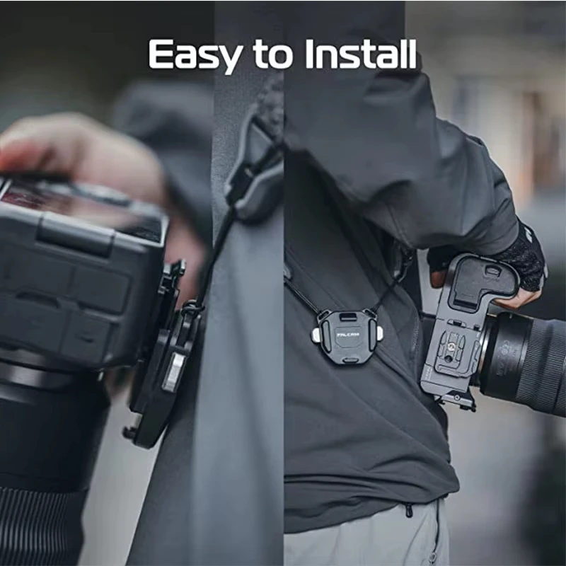 

ULANZI FALCAM F38 Camera Shoulder Strap Mount Quick Release for Shoulder Straps Kit V2, QR Plate Camera Tripod Mount Adapter