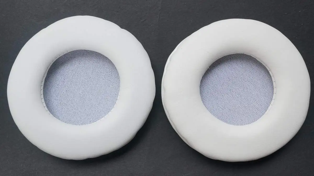 V-MOTA Earpads Compatible with DENON DN-HP500 DN-HP500S Headphones,Replacement Cushions Repair Parts (White 1 Piar)