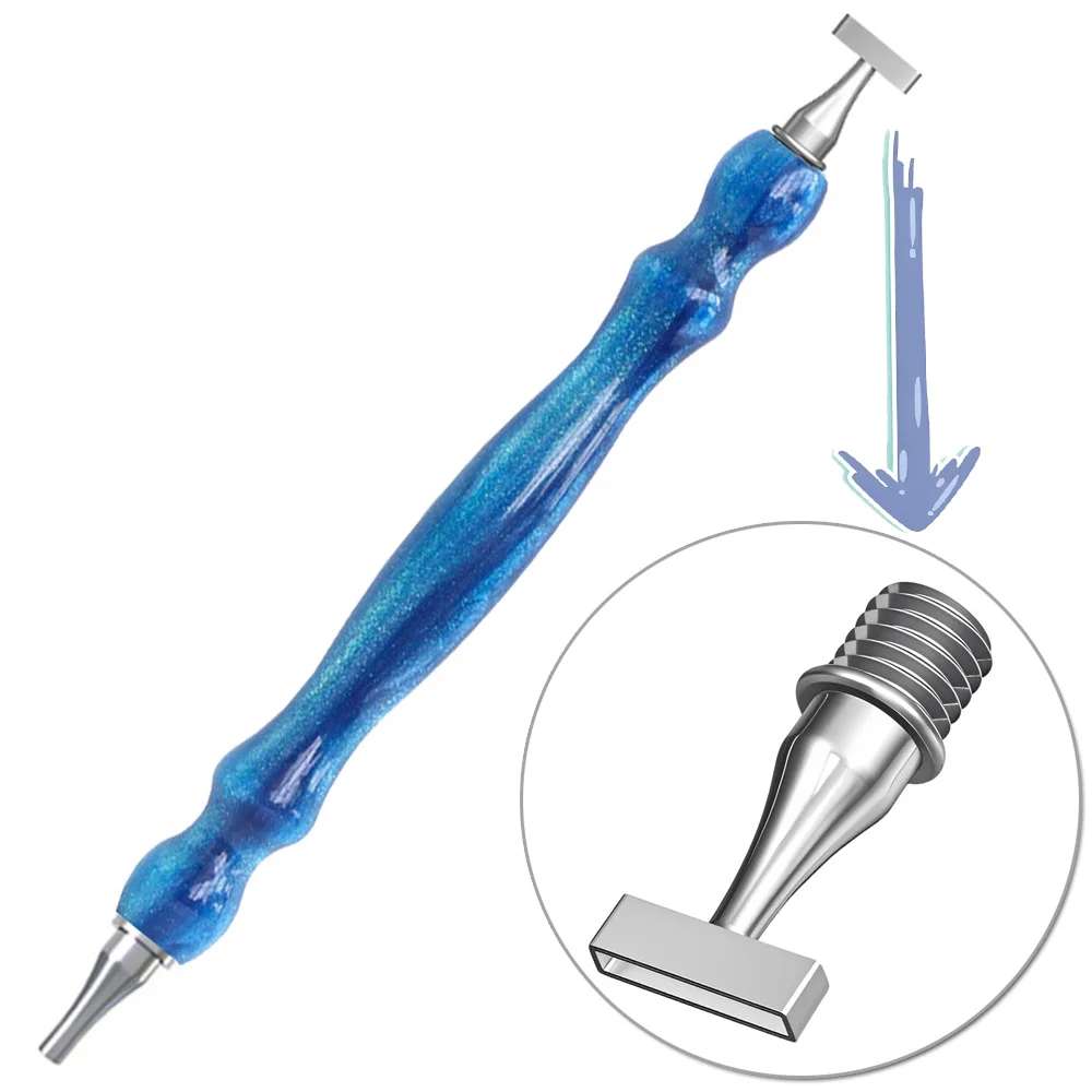 Premium Diamond Drawing Pen Accessory Multi-Place Threaded Thin Stainless Steel Nib, Replacement Nib for 5D Diamond Art Crafts