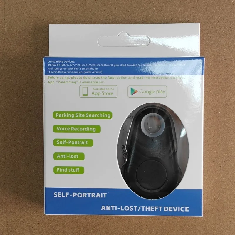 Mini Bluetooth Tracker Tag Wireless Finder Anti Lost Device Pet Key Wallet Locator Two Way Finding Smart Accessory