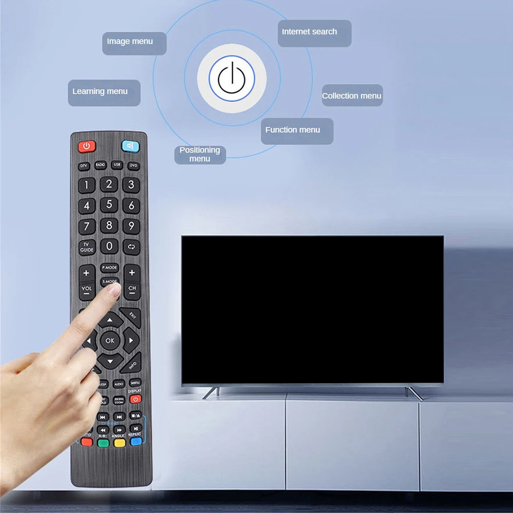 Replacement Remote Control For Blaupunkt LCD LED 3D Smart TV - No Setup Required Blaupunkt Universal Remote Control