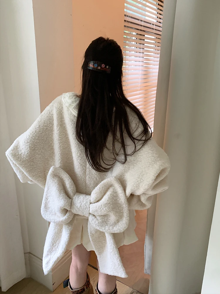 

Озорное печенье «Сердце молочный кролик» оригинальное бежевое шерстяное пальто со съемным узлом женский модный комплект футболка-Pi...