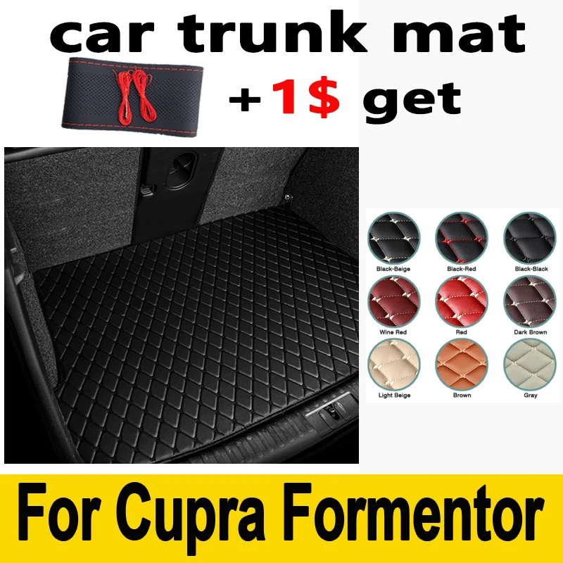 Tapis de coffre de voiture pour Cupra Formentor 2020 2021 2022 2023, accessoires imperméables Para plateau, tapis de voiture, accessoires de voiture en boue