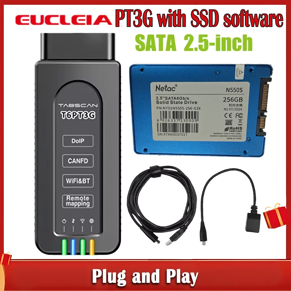 TabScan T6PT3G CANFD Porsche Diagnostic Scanner | PIWIS & XENTRY Pre-Installed on 256GB SSD | OEM-Level for All Porsche Models