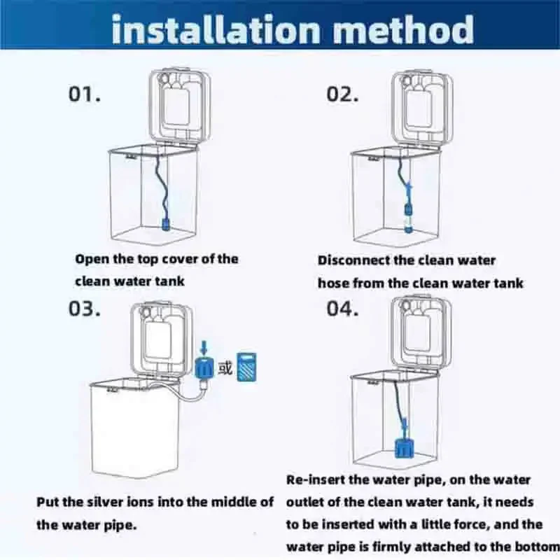 الأصلي Dreame L10 Ultra / L10S Ultra / L40 Ultra / X40 Ultra / X40 Pro Ultra Ag + وحدة أيون فضية ملحقات جراثيم