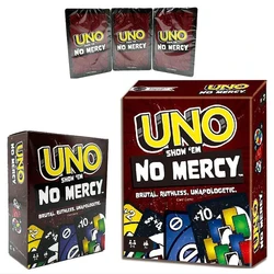 UNO NO MERCY Matching Card Game Dragon Ball Z Multiplayer Family Party Boardgame Funny Friends Entertainment Poker