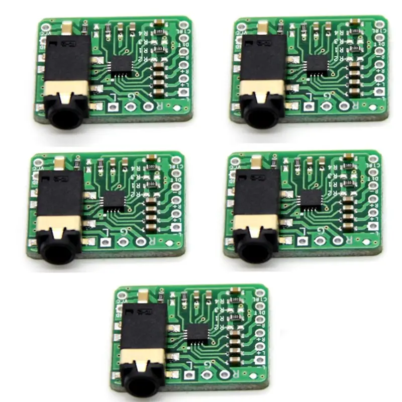 

B68C TPA6132 2.3-5.5V HIFI усилитель для наушников, стерео, плата, 5 шт., дифференциальный-балансный