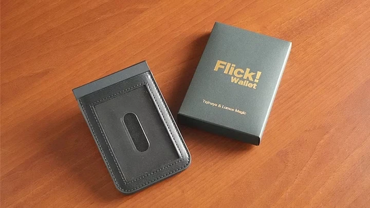 Flick Wallet 2.0 Accessory by Tejinaya Magic Tricks Gimmick Magician Close Up Street Illusions Acessoires Comedy Mentalism