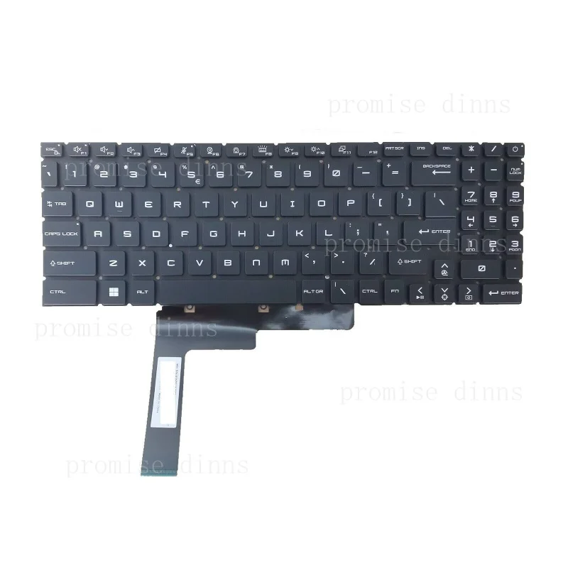 

M for MSI Stealth 16Studio A13VE A13VF A13VG MS-15F2 Keyboard US Per-Key Backlit