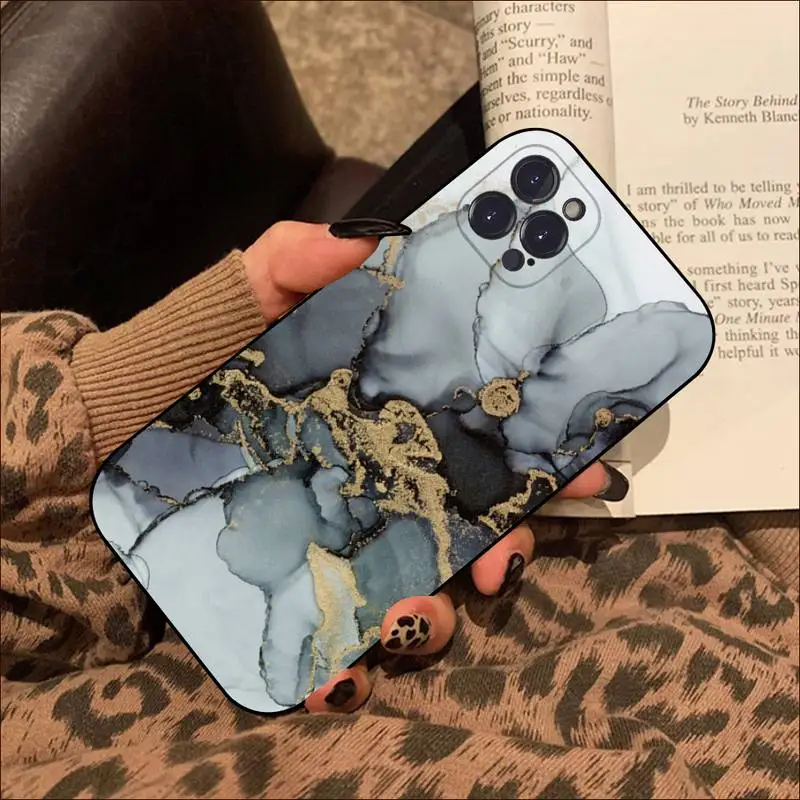 Marble Phone Case For iPhone 8 7 6 6S Plus X SE 2020 XR XS 14 11 12 13 Mini Pro Max Mobile Case