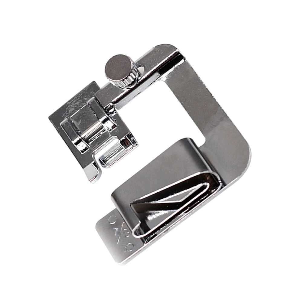 ماكينة خياطة كهربائية قطعة قدم الضغط في ماكينة الخياطة 7/8 بوصة معدنية لآلات منزلية ذات ساق منخفضة توالت حافة القدم أقدام الضغط في ماكينة الخياطة