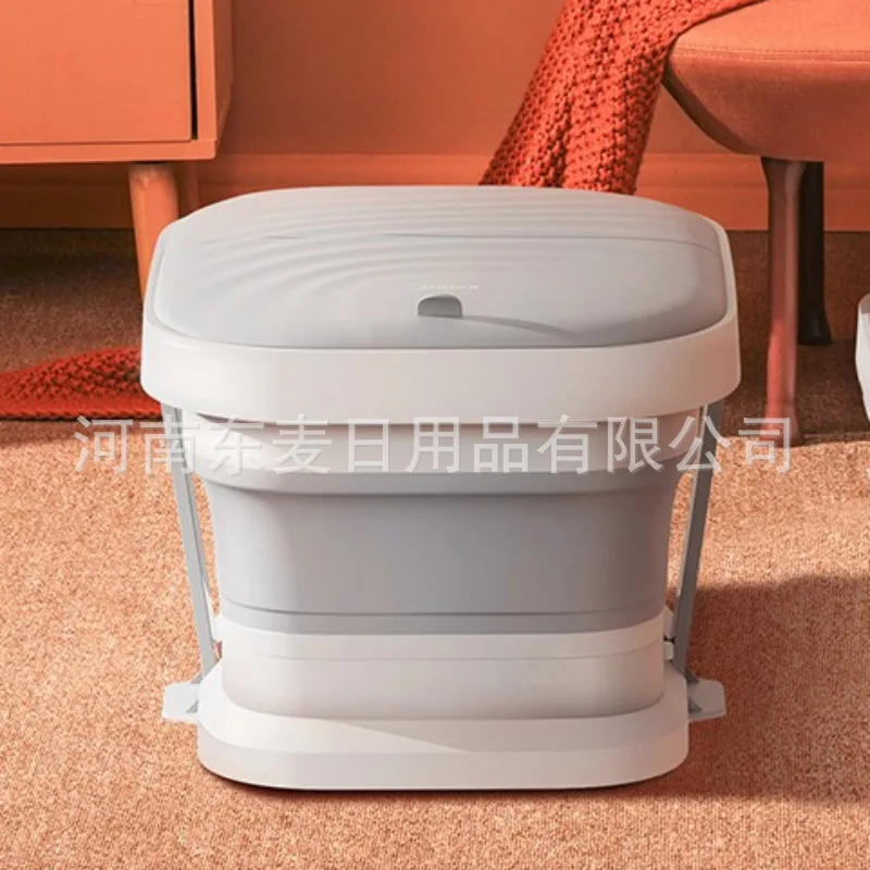 

Midea foot bucket folding constant temperature heating household automatic massage foot bath electric foot wash basin portable Z
