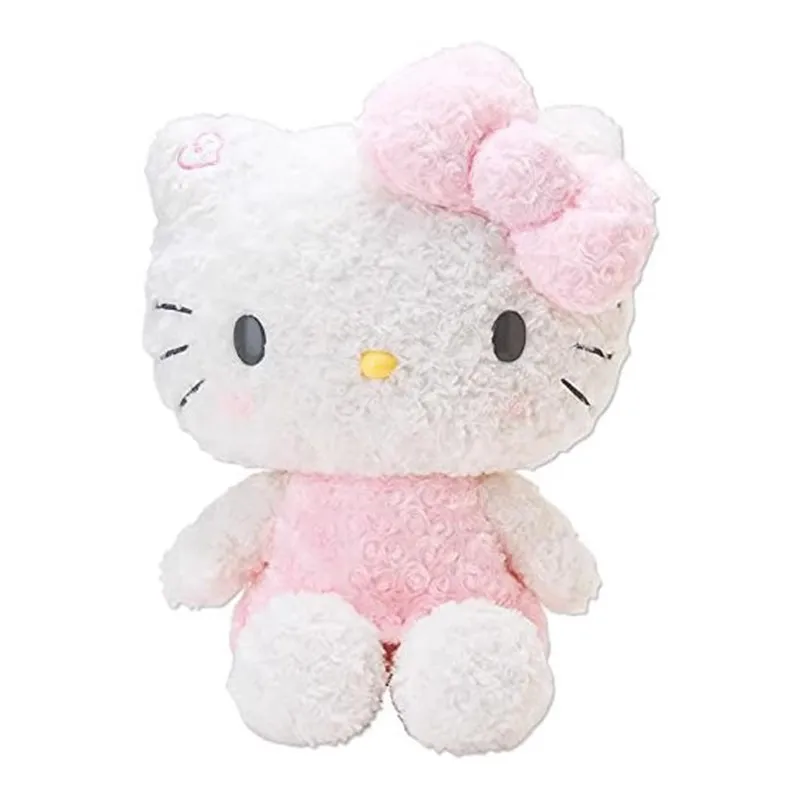 

Плюшевые плюшевые куклы Sanrio Ragdoll в японском стиле, аниме розовая роза, Hello Kitty, милая игрушка-Зверюшка в подарок