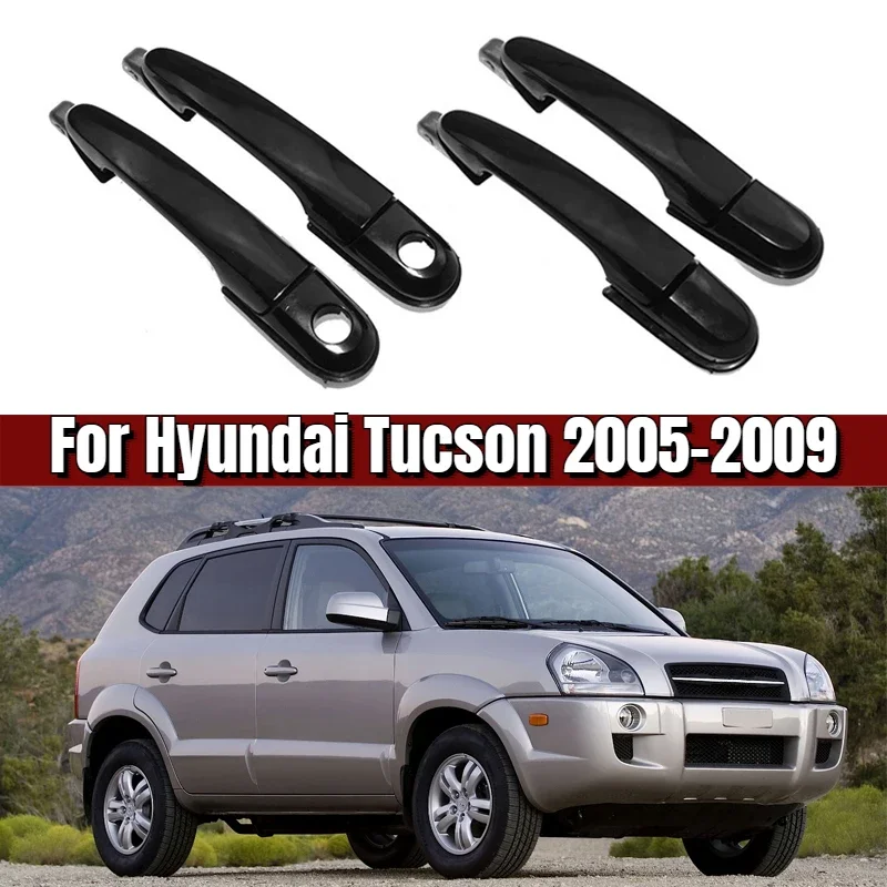 For BMW MINI R50 R52 R53 R55 R56 R57 R58 R59 New 1Pair Door Handle Black or Carbon Fiber Cover Easy Installation Car Accessories product image
